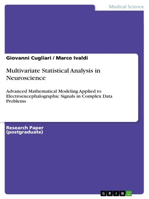 cover image of Multivariate Statistical Analysis in Neuroscience